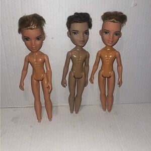 Bratz Lot of 3 Boyz Dolls - Cade, Eitan, Dylan